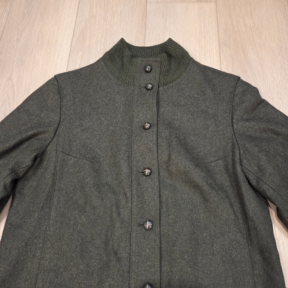 Vintage Women's Tofana Wool Tweed Bomber Jacket - Picture 4 of 9